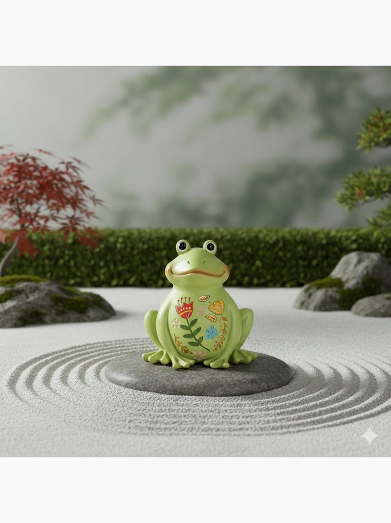 Grenouille de decoration de jardin Vert - Kiabi