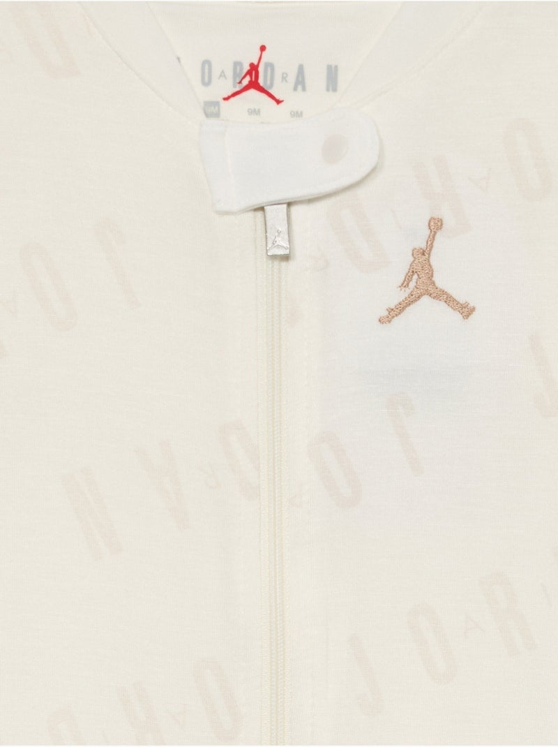 Grenouillère Bébé Bubble footed cover unisex - Jordan Crème - Kiabi
