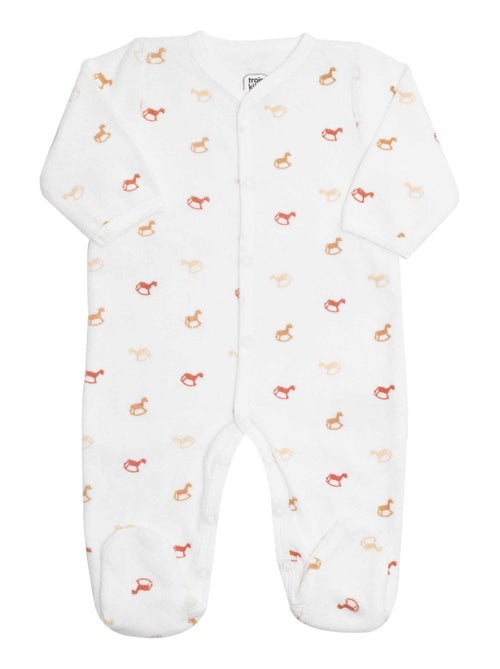 Grenouillère Bébé Motifs Tendances De Chevaux à Bascule - Kiabi