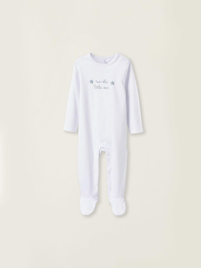 Grenouillere blanche bebe sale