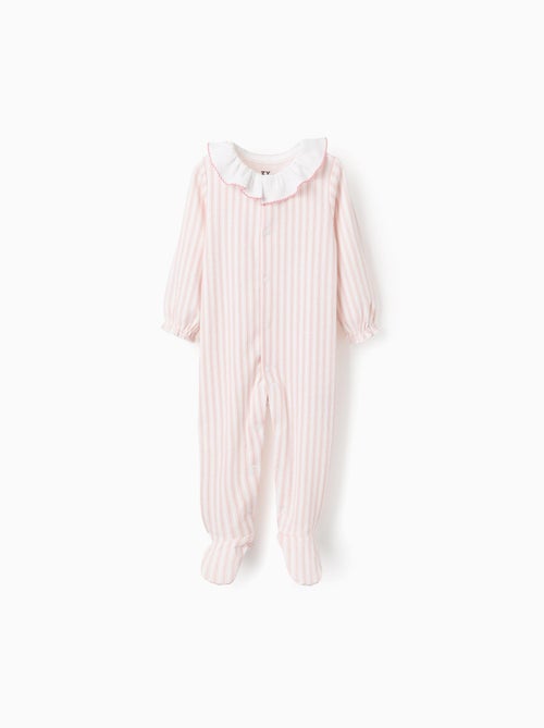 Grenouillère en Coton Rayé - Kiabi