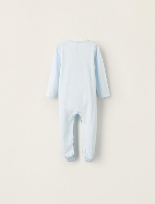 Grenouillère en jersey de coton pour bébé garçon 'Mini Elephant' manches longues ESSENTIALS LINE - Kiabi