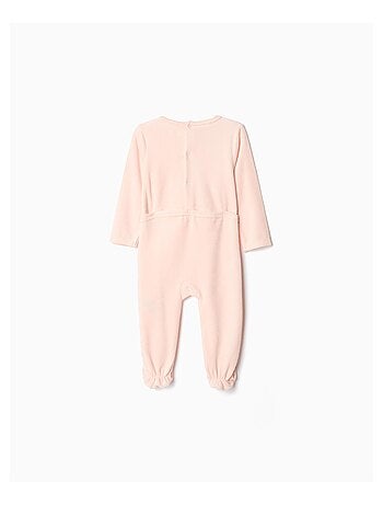 Grenouillère en velours pour bébé fille MO Fashion