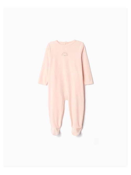 Grenouillère en velours pour bébé fille MO Fashion - Kiabi