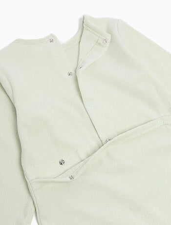 Grenouillère en velours pour bébé MO Fashion