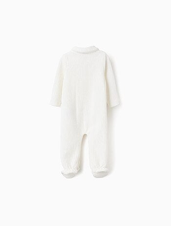 Grenouillère en Velours Texturé