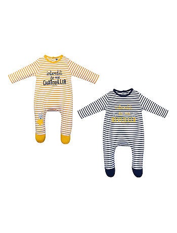 Grenouillère Gaetano jersey ouverture pont dos