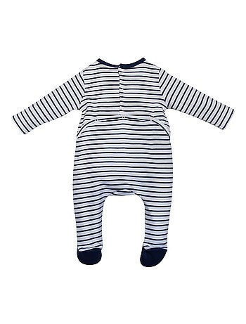 Grenouillère Gaetano jersey ouverture pont dos