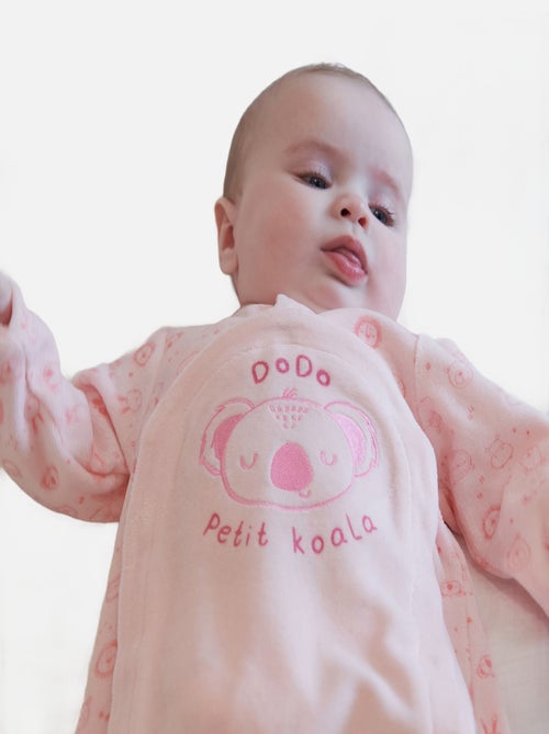 Grenouillère GENTIANE VELOURS RASE OUVERTURE DEVANT NAISSANCE - Kiabi