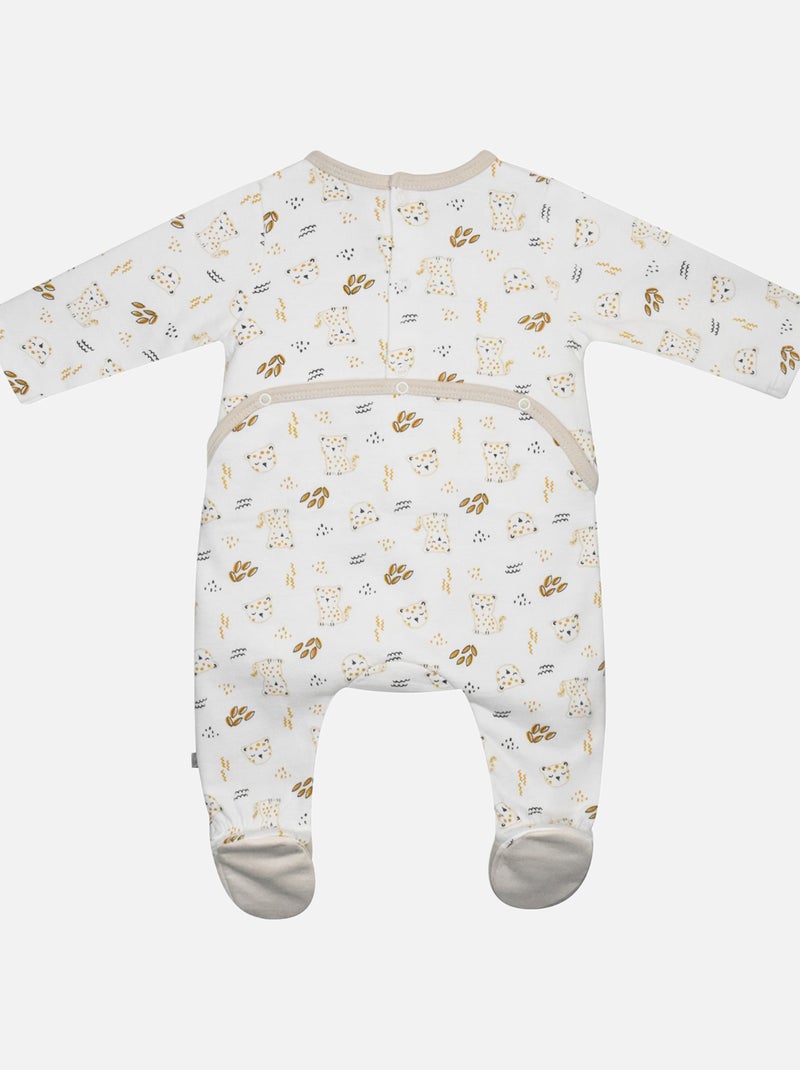 Grenouillère GEORDY MOLLETON PONT DOS BEBE Beige - Kiabi