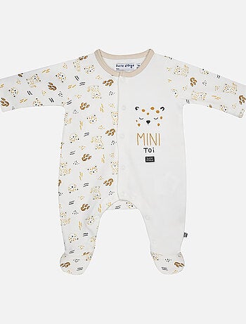 Grenouillère GIANFRANCO MOLLETON OUVERTURE DEVANT NAISSANCE