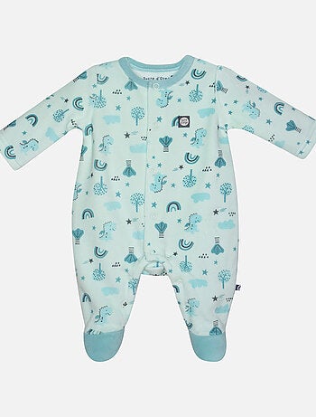 Grenouillère IBRAHIME VELOURS RASE OUVERTURE DEVANT