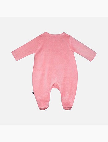 Grenouillère INAYA VELOURS RASE OUVERTURE DEVANT NAISSANCE