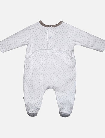 Grenouillère INDY VELOURS RASE PONT DOS BEBE