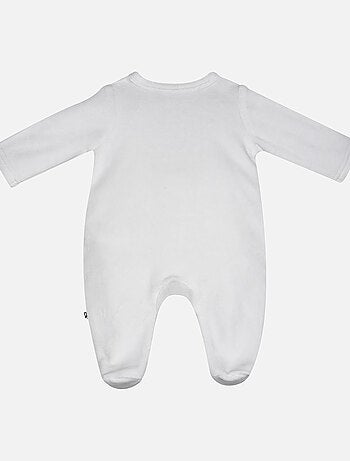 Grenouillère IOURI VELOURS RASE OUVERTURE DEVANT NAISSANCE