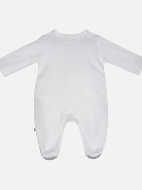 Grenouillère IOURI VELOURS RASE OUVERTURE DEVANT NAISSANCE - Kiabi