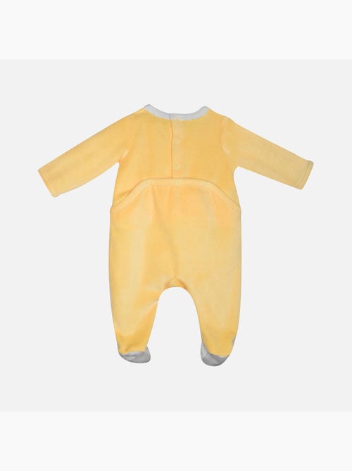 Grenouillère IPPOLITE VELOURS RASE PONT DOS BEBE - Kiabi