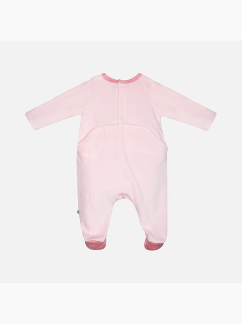 Grenouillère IRENA VELOURS RASE PONT DOS BEBE - Kiabi