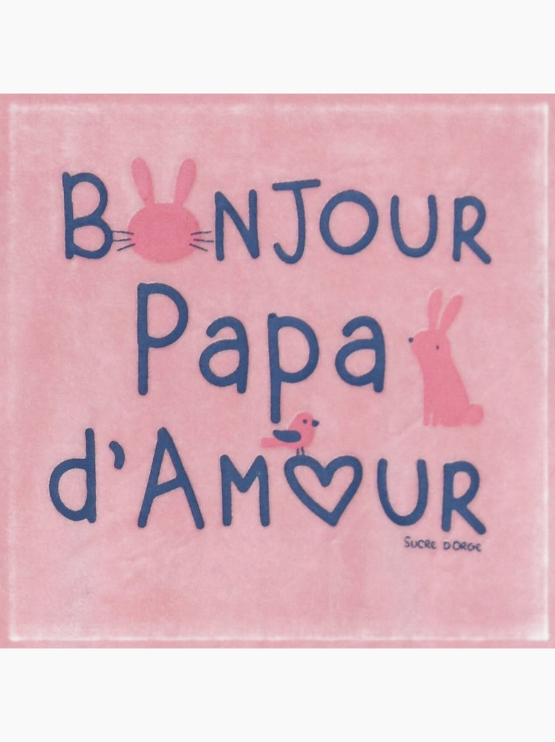 Grenouillère ISMAELLA VELOURS RASE PONT DOS BEBE Rose - Kiabi