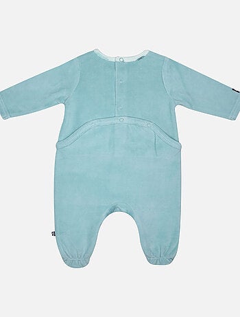 Grenouillère IVON VELOURS RASE PONT DOS BEBE