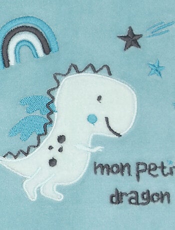 Grenouillère IVON VELOURS RASE PONT DOS BEBE