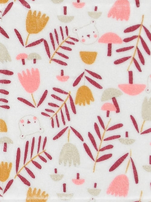 Grenouillère IZIA VELOURS RASE OUVERTURE DEVANT NAISSANCE - Kiabi