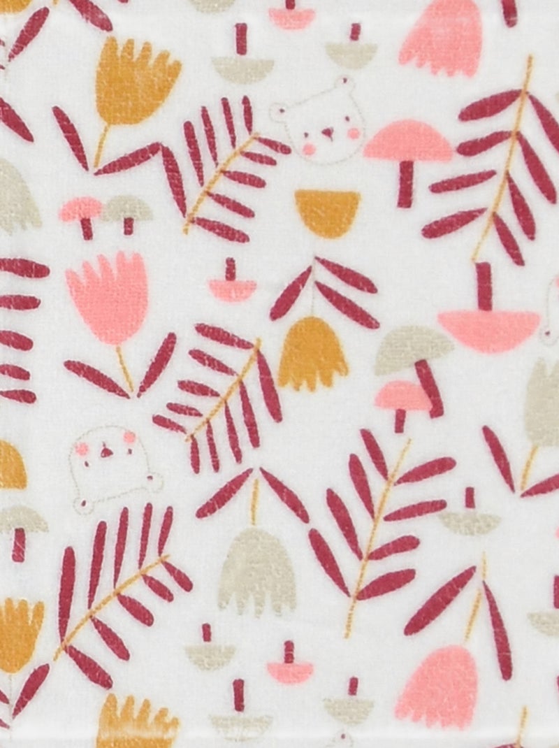 Grenouillère IZIA VELOURS RASE OUVERTURE DEVANT NAISSANCE Rose - Kiabi