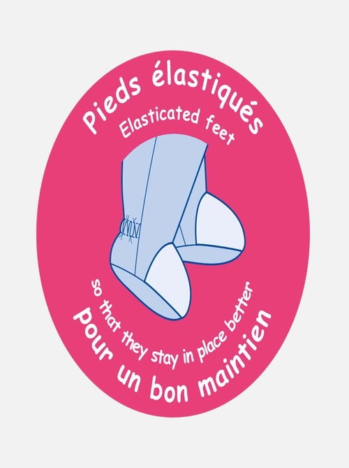 Grenouillère IZIA VELOURS RASE OUVERTURE DEVANT NAISSANCE - Kiabi