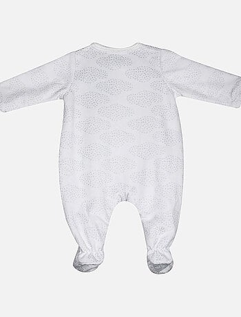 Grenouillère JOVANI VELBOA DOUX OUVERTURE DEVANT NAISSANCE