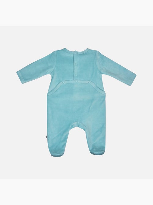 Grenouillère LAEL VELOURS RASE PONT DOS BEBE - Kiabi