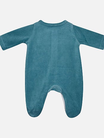 Grenouillère LANDON VELOURS RASE OUVERTURE DEVANT NAISSANCE