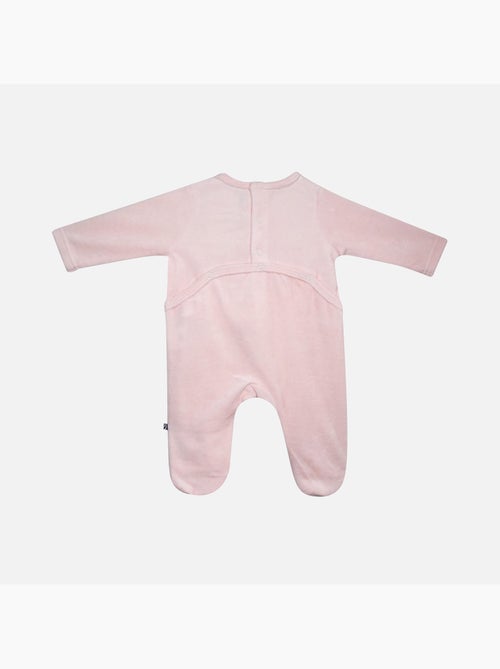 Grenouillère LIBERTE VELOURS RASE PONT DOS BEBE - Kiabi