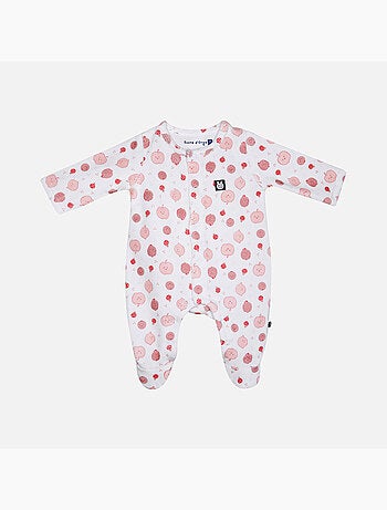 Grenouillère LIDIANE VELOURS RASE OUVERTURE DEVANT NAISSANCE