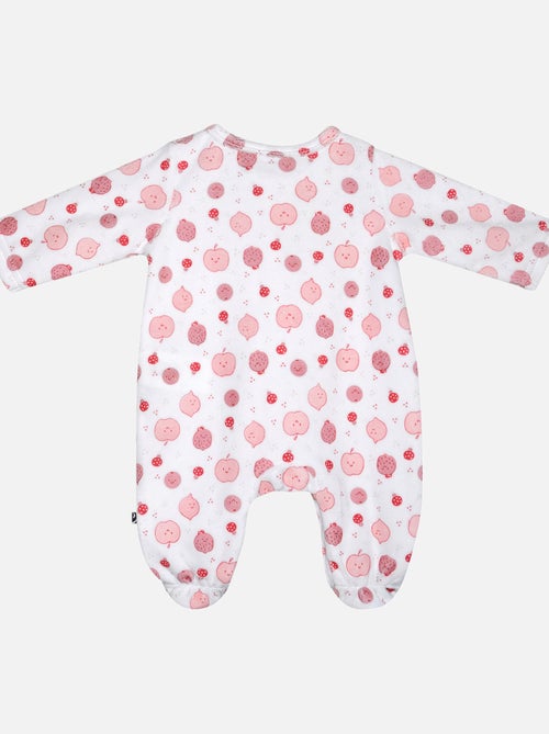 Grenouillère LIDIANE VELOURS RASE OUVERTURE DEVANT NAISSANCE - Kiabi