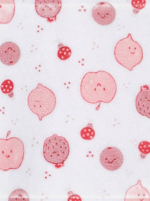 Grenouillère LIDIANE VELOURS RASE OUVERTURE DEVANT NAISSANCE - Kiabi