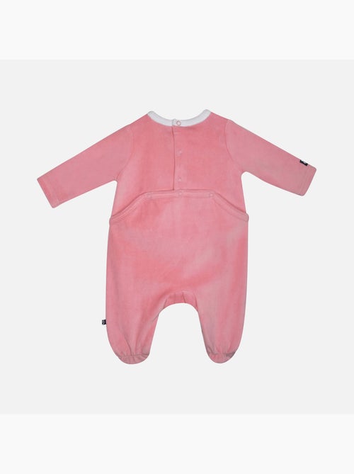 Grenouillère LILANDRA VELOURS RASE PONT DOS BEBE - Kiabi