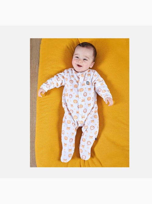 Grenouillère LILIO VELOURS RASE OUVERTURE DEVANT NAISSANCE - Kiabi