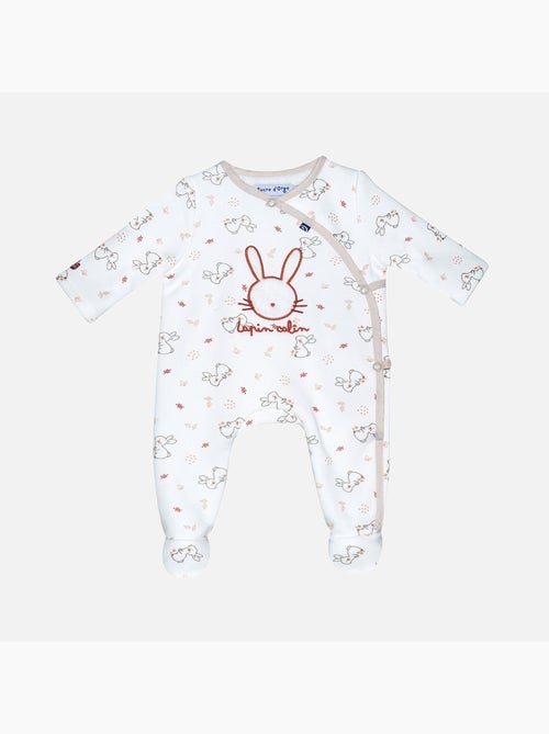 Grenouillère LOAM MOLLETON OUVERTURE DEVANT NAISSANCE - Kiabi