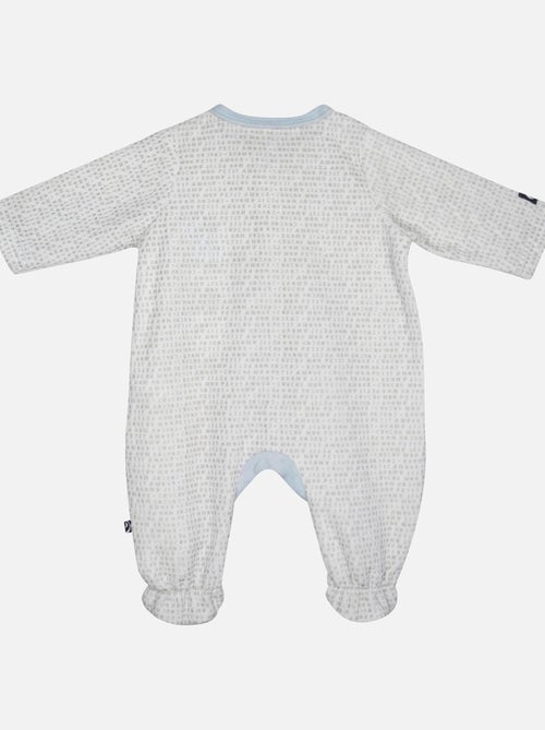 Grenouillère LORIAN VELOURS RASE OUVERTURE DEVANT NAISSANCE - Kiabi