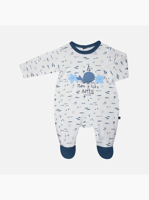 Grenouillère LUAN INTERLOCK PONT DOS BEBE - Kiabi