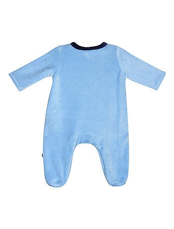 Grenouillère MACEO VELOURS RASE OUVERTURE DEVANT NAISSANCE