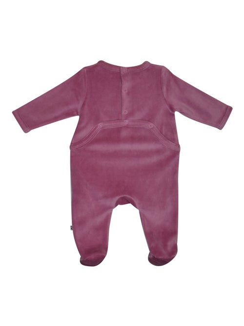 Grenouillère MANOA VELOURS RASE PONT DOS BEBE - Kiabi