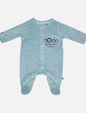 Grenouillère MAURIZIO VELOURS RASE OUVERTURE DEVANT