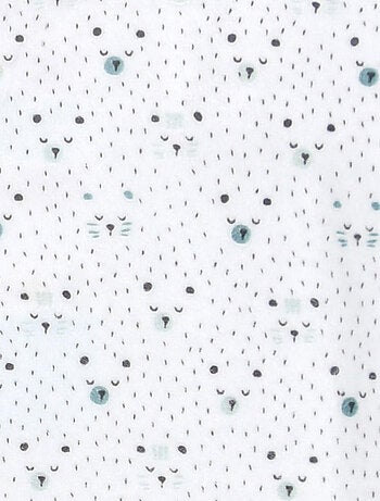 Grenouillère MEDERIC VELOURS RASE OUVERTURE DEVANT