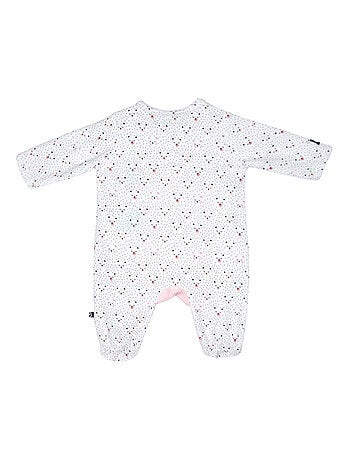 Grenouillère MELODIE VELOURS RASE OUVERTURE DEVANT NAISSANCE