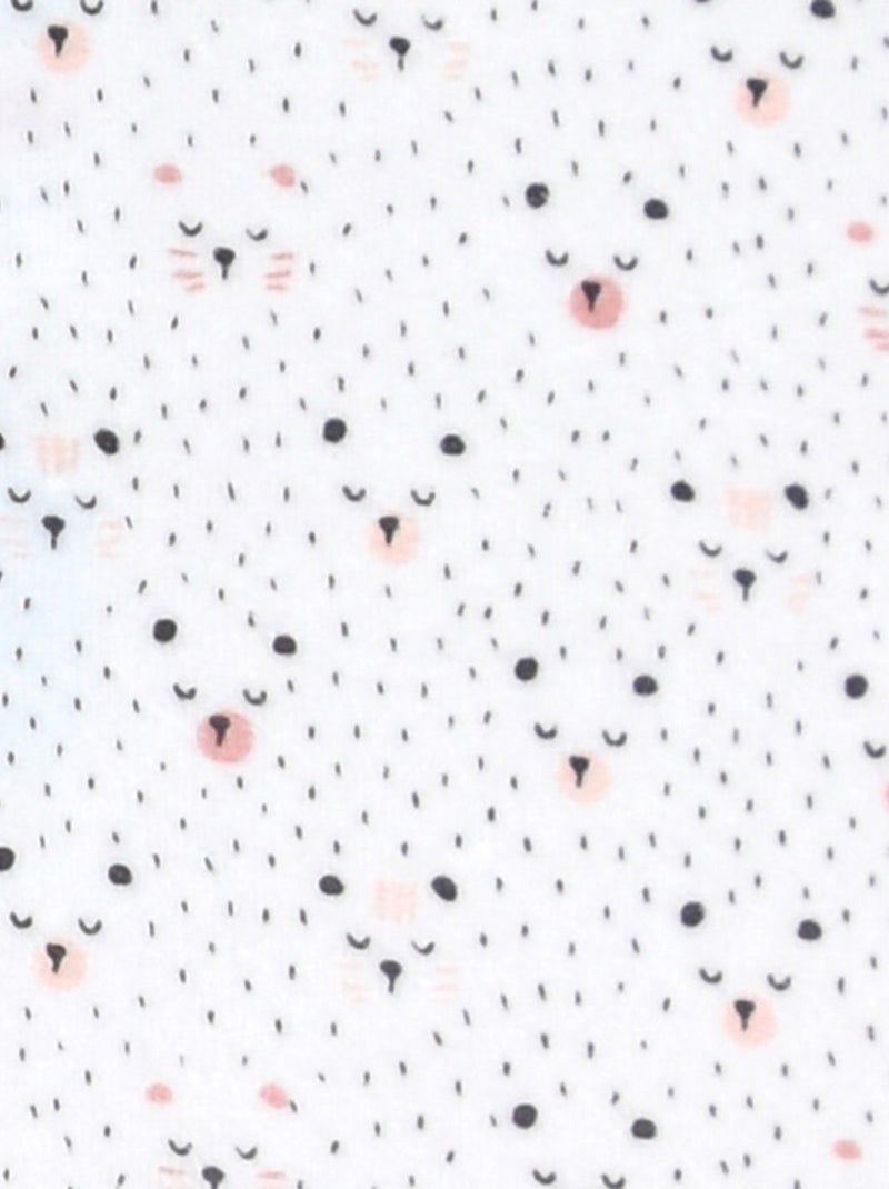 Grenouillère MELODIE VELOURS RASE OUVERTURE DEVANT NAISSANCE Rose - Kiabi