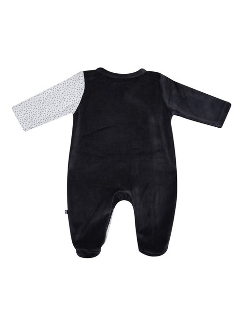 Grenouillère MEURIG VELOURS RASE OUVERTURE DEVANT - Kiabi