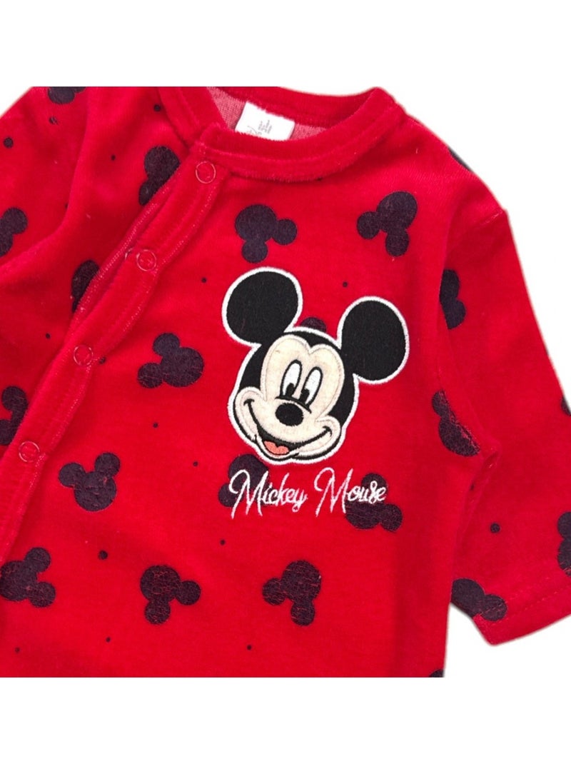 Grenouillère Mickey Rouge - Kiabi