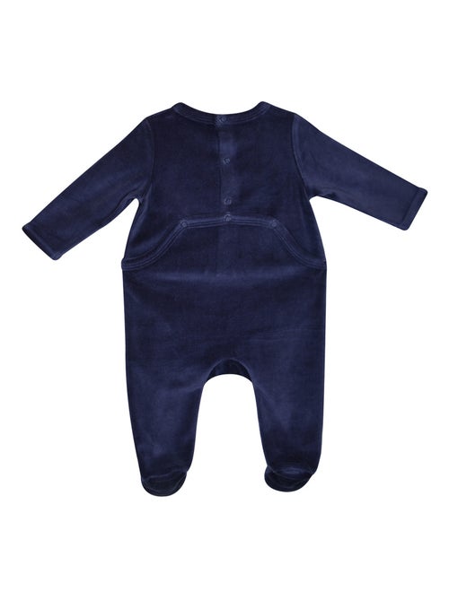Grenouillère MODESTE VELOURS RASE PONT DOS BEBE - Kiabi