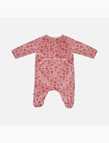 Grenouillère MONICA VELOURS RASE PONT DOS